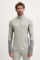 Peak Performance longsleeve funkcyjny z dodatkiem wełny Magic sporty zimowe szary G80934