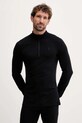 Peak Performance longsleeve funkcyjny z dodatkiem wełny Magic sporty zimowe czarny G80934