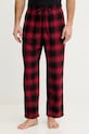 Hollister Co. spodnie piżamowe tkanina bordowy KI313.5001.506