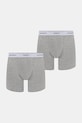 Boxerky Carhartt WIP Cotton Trunks 2-pack hladký šedá I029375.14FXX