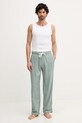 Abercrombie & Fitch spodnie piżamowe KI113.5006.304 zielony AW25