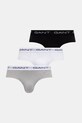 Gant slipy 3-pack nadruk szary 900023001