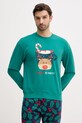 Πιτζάμα United Colors of Benetton 3DKE4P034 τιρκουάζ AW25