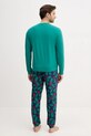 Πιτζάμα United Colors of Benetton τιρκουάζ 3DKE4P034