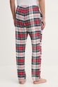 Odzież United Colors of Benetton spodnie piżamowe bawełniane 40EP4F00E czerwony