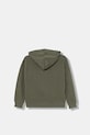 CHLAPEC Dětská bavlněná mikina Calvin Klein Jeans IB0IB02525.9BYA zelená