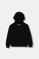Dětská bavlněná mikina Calvin Klein Jeans IB0IB02525.9BYA černá AW25