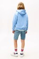 Tommy Hilfiger hanorac de bumbac pentru copii albastru KB0KB09750.9BYA