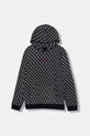 Guess bluza bawełniana dziecięca z kapturem granatowy L5YQ05.KA6R4.9BYA