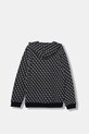 Guess bluza bawełniana dziecięca L5YQ05.KA6R4.9BYA granatowy AW25