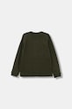 Guess hanorac de bumbac pentru copii L5YQ07.KA6R4.9BYA verde AW25