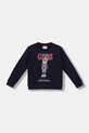 Guess bluza bawełniana dziecięca nadruk granatowy L5YQ21.KAD74.9BYA