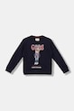 Guess bluza bawełniana dziecięca nadruk granatowy L5YQ21.KAD74.9BYA