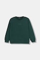 Детская хлопковая кофта Guess без капюшона зелёный L5YQ22.KAV34.9BYA