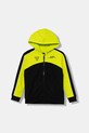 Guess bluza bawełniana dziecięca z kapturem czarny N5YQ02.KA6R4.9BYA