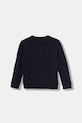 Guess bluza bawełniana dziecięca N5YQ05.KAD74.9BYA granatowy AW25