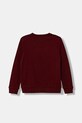 Guess hanorac de bumbac pentru copii N5YQ05.KAD74.9BYA burgundia AW25