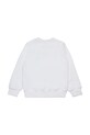 Diesel bluza bawełniana dziecięca SDROPS OVER SWEAT-SHIRT J02483 biały AW25