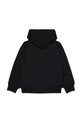 Diesel bluza bawełniana dziecięca SDROPSHOODZ OVER SWEAT-SHIRT J02484 czarny AW25
