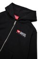 Chłopiec Diesel bluza bawełniana dziecięca SDROPSHOODZ OVER SWEAT-SHIRT J02484 czarny