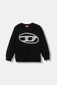 Diesel hanorac de bumbac pentru copii SBONNIE OVER SWEAT-SHIRT print negru J02488