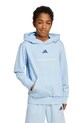 Detská mikina adidas s kapucňou modrá KC2805