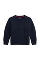 Pamučni pulover Polo Ralph Lauren pamuk mornarsko plava 322970429005