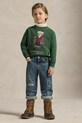 Παιδική μπλούζα Polo Ralph Lauren πράσινο 322981261001