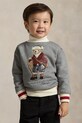 Παιδική μπλούζα Polo Ralph Lauren χωρίς κουκούλα γκρί 322981263001