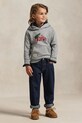 Παιδική μπλούζα από βαμβάκι Polo Ralph Lauren γκρί 322981325001