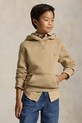Polo Ralph Lauren bluza bawełniana dziecięca z kapturem beżowy 323749954062