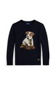 Παιδική βαμβακερή μπλούζα Polo Ralph Lauren 323978392001 σκούρο μπλε AW25