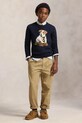 Παιδική βαμβακερή μπλούζα Polo Ralph Lauren σκούρο μπλε 323978392001