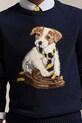 Παιδική βαμβακερή μπλούζα Polo Ralph Lauren 323978392001 σκούρο μπλε