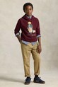Παιδική μπλούζα Polo Ralph Lauren μπορντό 323979491001