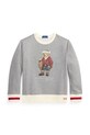 Παιδική μπλούζα Polo Ralph Lauren στάμπα γκρί 323981263001