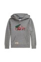Παιδική μπλούζα από βαμβάκι Polo Ralph Lauren στάμπα γκρί 323981325001