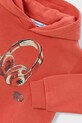 Băieți Mayoral hanorac de bumbac 4407.5E.Mini.9BYA portocaliu