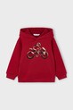 Mayoral bluza bawełniana 4407.5E.Mini.9BYA czerwony AW25