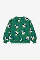 Дитяча бавовняна кофта Bobo Choses La Oca 225AC037 зелений AW25