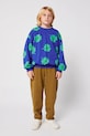 Bobo Choses gyerek melegítőfelső pamutból Lucky Clover 225AC039 kék