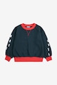 Bobo Choses bluza bawełniana dziecięca 225AC042 granatowy AW25