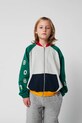 Bobo Choses bluza bawełniana dziecięca wzorzyste szary 225AC052