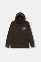 Vans bluza dziecięca Rippled Full Zip z kapturem brązowy VN000PX2EMP1