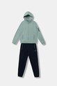 Dětská tepláková souprava EA7 Emporio Armani pletenina tyrkysová 7B000178.AF10368