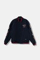 Дитяча куртка-бомбер EA7 Emporio Armani злегка утеплена темно-синій 7B000226.AF16828