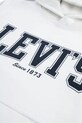 Αγορίστικα Παιδική μπλούζα Levi's THE GREAT HIGHWAY HOODIE 8EN718 λευκό