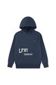 Levi's bluza dziecięca CUTOFF LEVI'S HOODIE z kapturem granatowy 8EN719