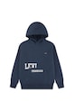 Levi's bluza dziecięca CUTOFF LEVI'S HOODIE z kapturem granatowy 8EN719