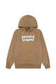 Dječja dukserica Levi's BATWING SCREENPRINT HOODIE s kapuljačom smeđa 9E8778.B